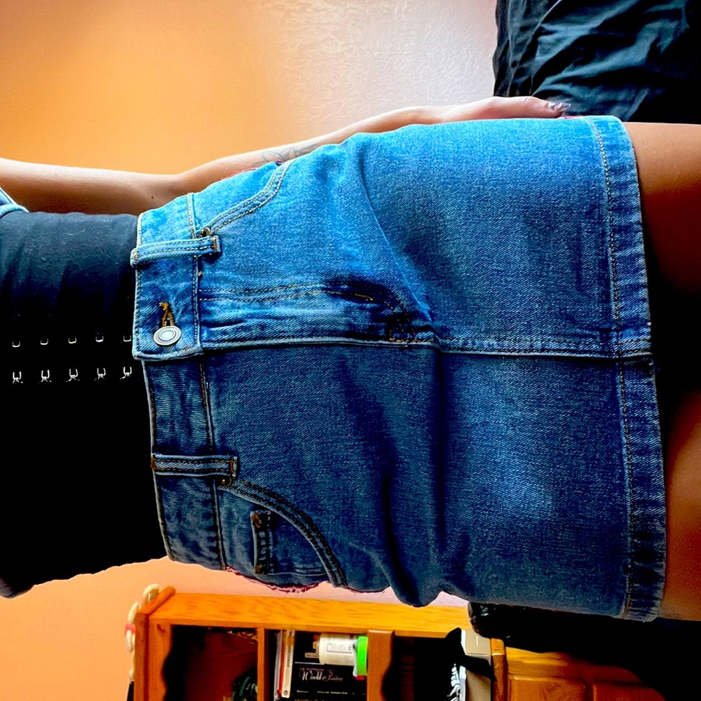 True Love Jean Skirt